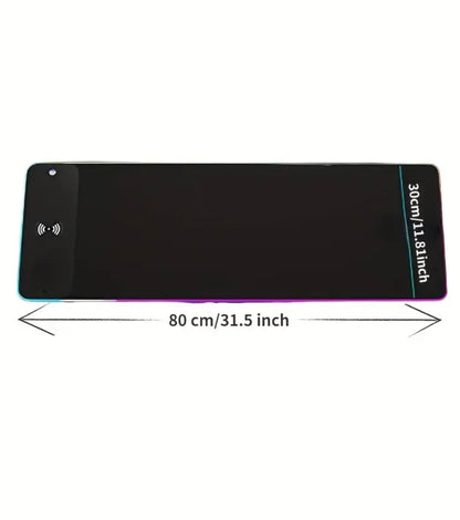 Tapis de Souris Sans Fil avec Charge Rapide